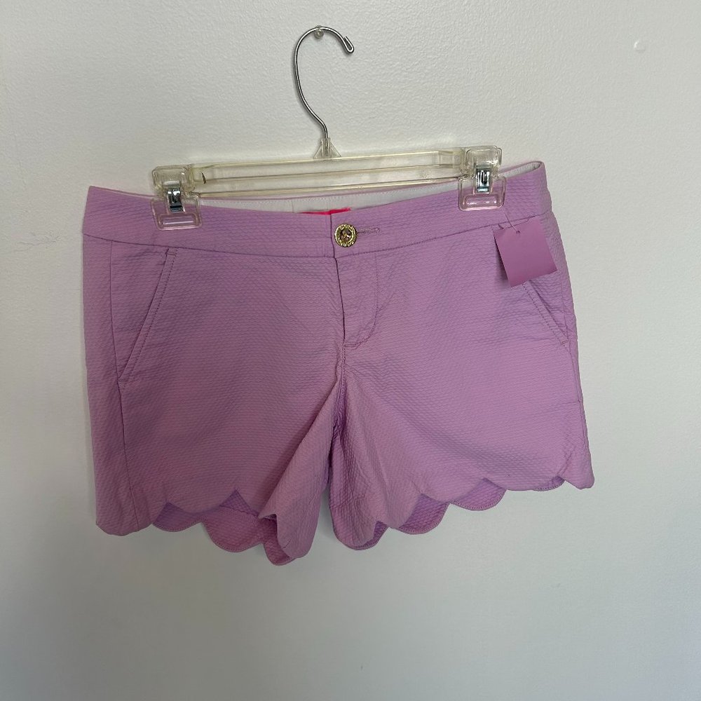 Lilly Pulitzer Lilac Scallop Shorts in Size 4